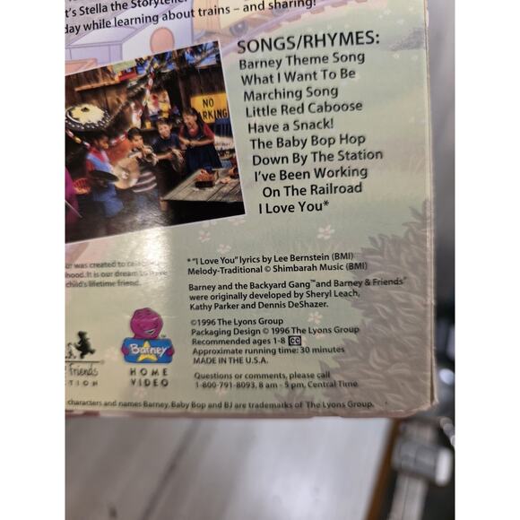 Barney VHS Lot 1 2 3 4 Seasons, All Aboard For Sharing, Musical Scrapbooking - Picture 2 of 11